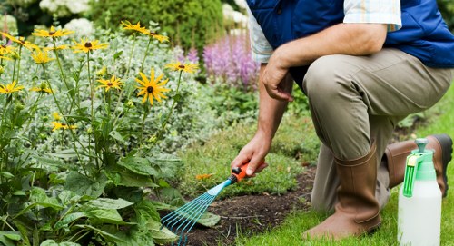 Charity partnership and recycling in sustainable gardening